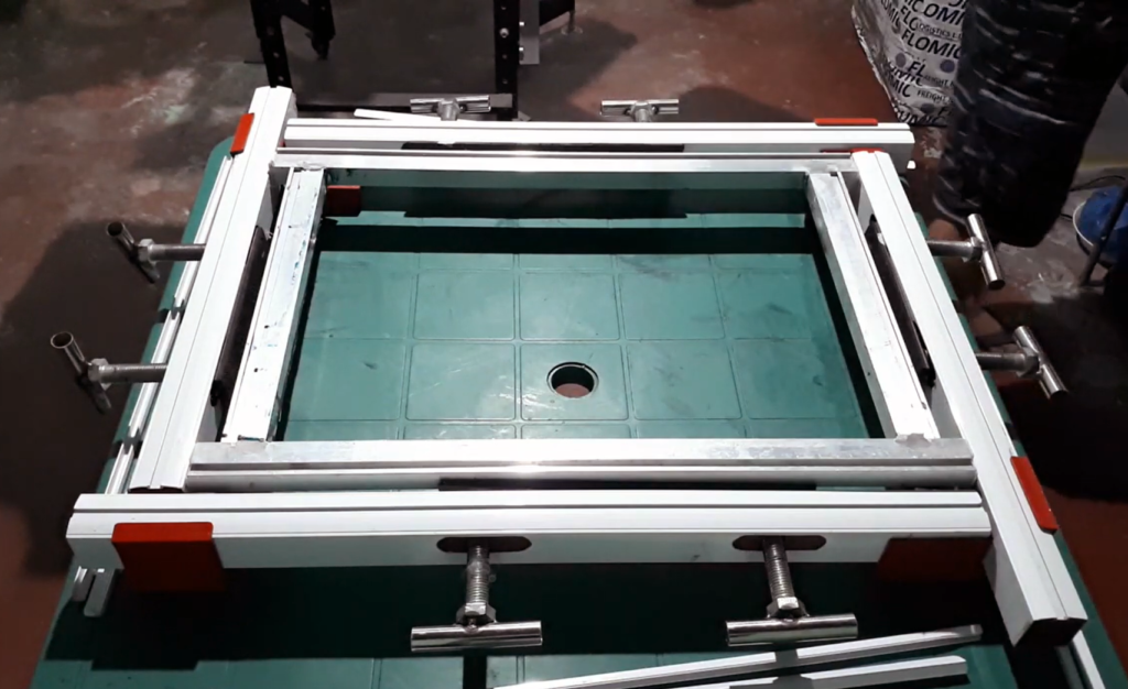 Make Screen Printing Frame With Aluminum